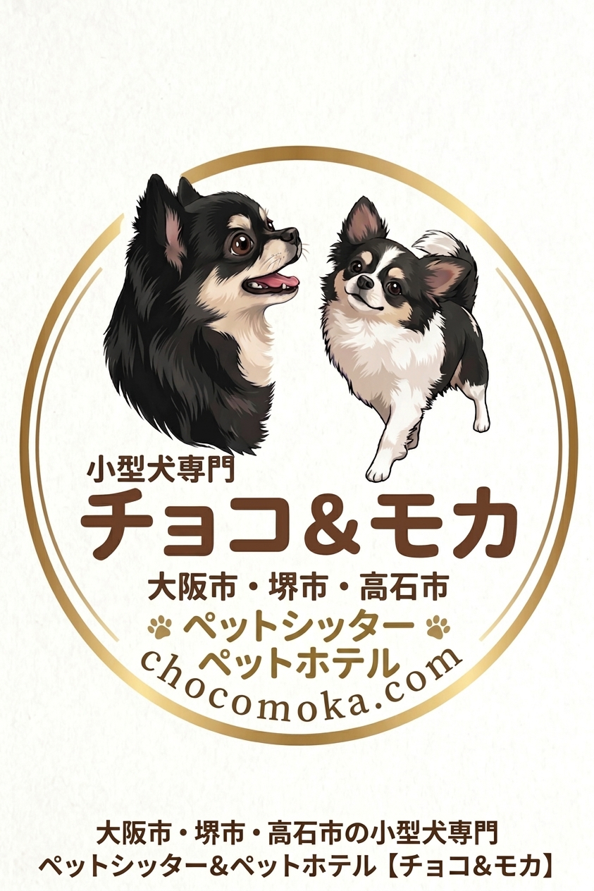 小型犬専門 チョコ＆モカ ロゴ